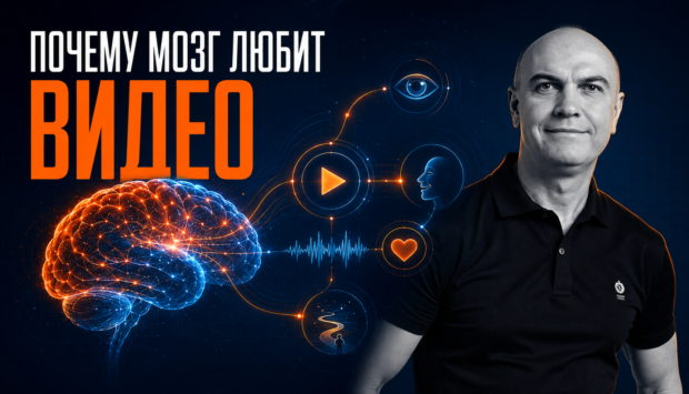 Почему мозг любит видео — иллюстрация восприятия изображения, голоса и эмоций, Вячеслав Томин