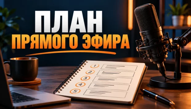 Как спланировать прямой эфир: тема, структура и вопросы